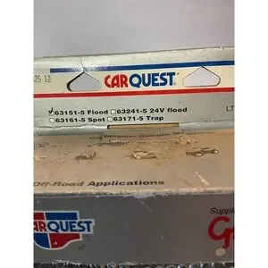 NOS CARQUEST 63151-5 Flood Beam By Grote Rectangular Halogen Worklamp Heavy Duty