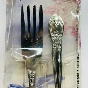 NOS Replacement 4 Pc. Dinner Forks Rogers By Stanley Roberts VERONA Stainless