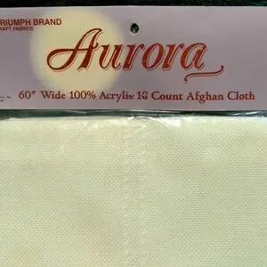 NOS Triumph Brand Aurora Afghan Cloth
