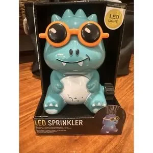 Novelty LED Light Sprinkler Dino Lawn Water Fun Sprinkler Dinosaur Sunglasses