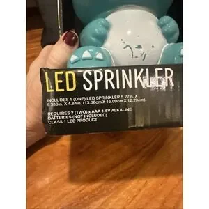 Novelty LED Light Sprinkler Dino Lawn Water Fun Sprinkler Dinosaur Sunglasses