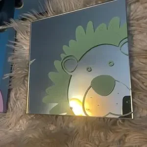 Nursery Decor Safari Animal Mirrors Wall Art Set Of 3