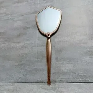 NWOB Besame Cosmetics Sleeping Beauty Collection Rose Gold Royal Vanity Mirror
