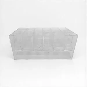 NWOT 2 Pack Clear 24 Slot Lipstick & Makeup Organizer