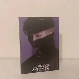 (NWOT) 2 Woozi Photocard Binders ATTACCA & Face The Sun CARAT Ver. + Freebie