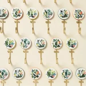 NWOT Anthropologie Leighton Monogram “K” Hook