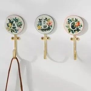 NWOT Anthropologie Leighton Monogram âKâ Hook