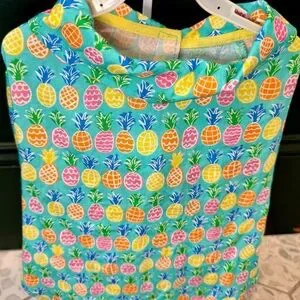NWOT✨ Cynthia Rowley Multi Pineapple Hawaiian Style Pet Shirt Medium *3/$15*