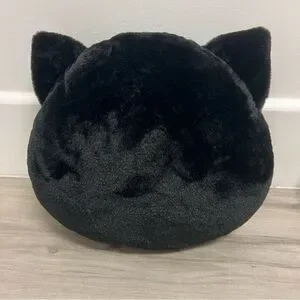 NWOT Dolls Kill Home Black Cat Plush pillow Rare