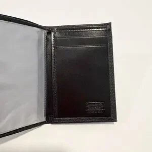 NWOT Dooney & Bourke Trifold Wallet Black Leather $117.00 Made In USA