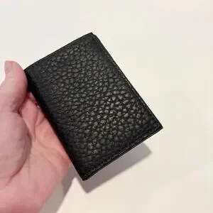 NWOT Dooney & Bourke Trifold Wallet Black Leather $117.00 Made in USA