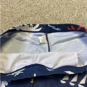 NWOT - Men’s Quick Drying Fabric Casual Board Shorts (Peacock Blue / Small)