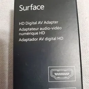 NWOT Microsoft HD Digital AV Adapter For Surface & Surface 2