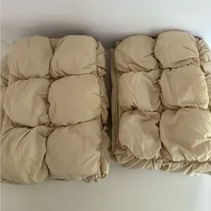 NWOT Urban Outfitters Marshmallow Puff Sham Set