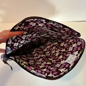 NWOT Vera Bradley Plum Petals Tablet Padded Sleeve Case EReader