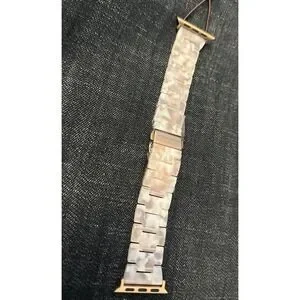NWOT Victoria Emerson Apple Watch Band Pink Stone