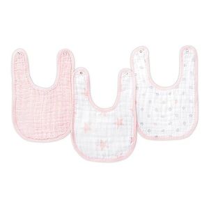 NWT Aden Muslin Snap Bibs 3PC