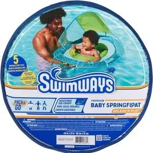 NWT Baby Pool Float With Canopy & UPF Protectioninfant And Toddler 9-24 Months