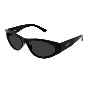 NWT BALENCIAGA SUNGLASSES BLACK WOMEN OVAL EYEWEAR BALENSIAGA