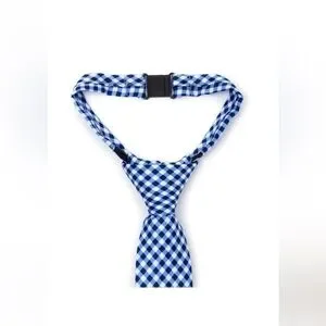 NWT Boy’s Blue Gingham Plaid Tie