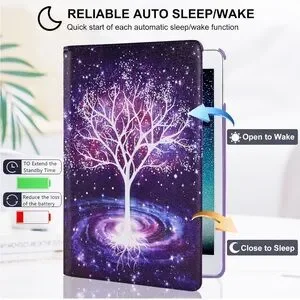 NWT Case For IPad 9.7 Inch 2018 2017 / IPad Air 2 6th Gen 5th Gen Purple Tree