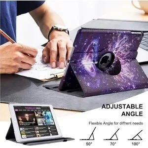 NWT Case For IPad 9.7 Inch 2018 2017 / IPad Air 2 6th Gen 5th Gen Purple Tree