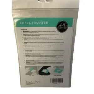 NWT Chalk Couture 8.5 X 11 “Season's Greetings" Transfer
