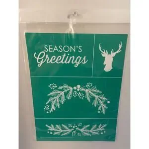 NWT Chalk Couture 8.5 X 11 “Season's Greetings" Transfer