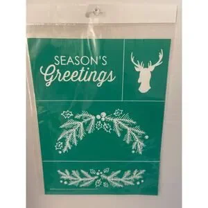NWT Chalk Couture 8.5 x 11 “Season's Greetings" Transfer