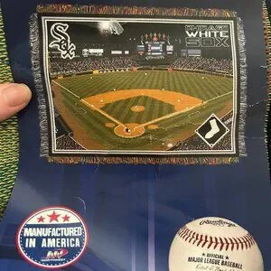 NWT Chicago White Sox The Northwest Group Stadium Tapestry Throw Blanket