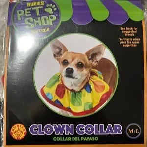 NWT Clown Collar For Cats Or Dogs