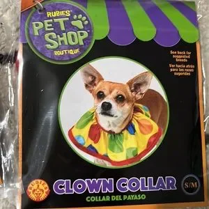 NWT Clown Collar For Cats Or Dogs