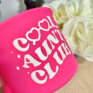 NWT Cool Aunt Club Soft Touch Ceramic Mug