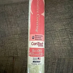 NWT  Creative Covering Sage And White Contact Paper. 18x24ft