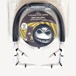 NWT Disney Nightmare Before Christmas Jack Skellington Phone Stand And Decal