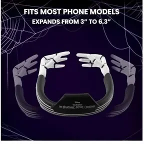 NWT Disney Nightmare Before Christmas Jack Skellington Phone Stand And Decal