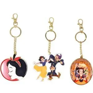 NWT Disney Snow White 85th Keychain set set of 3
