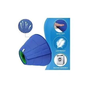 NWT Dog Cone Soft Dog Cone After Surgery Adjustable Breathable Dog Cone Collar S