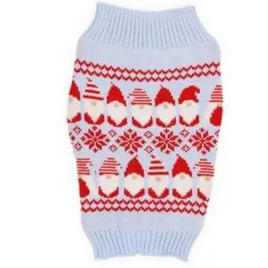 NWT Dog Holiday Pet Sweater Christmas Gnomes Ugly Christmas Sweater For Dog Cat