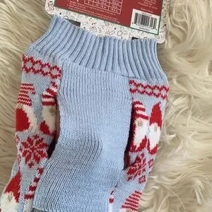NWT Dog Holiday Pet Sweater Christmas Gnomes Ugly Christmas Sweater For Dog Cat