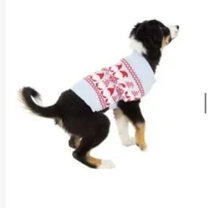 NWT dog holiday pet sweater Christmas gnomes ugly Christmas sweater for dog cat