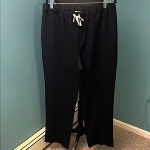 NWT Figs Pisco Basic Pants Technical Collection In Black Size XL