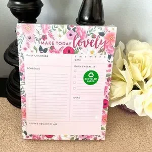 NWT Floral Hardcover Notebook/Journal Notepad Stationery Bundle