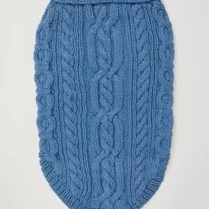 NWT FP X French Knot Cable Knit Dog Sweater