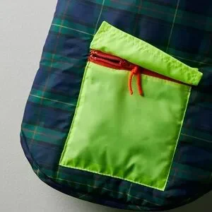 NWT Free People X Ware Of The Dog Green And Blue Dog Jacket