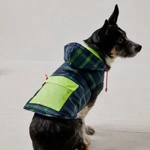 NWT Free People X Ware of the Dog Green and Blue Dog Jacket