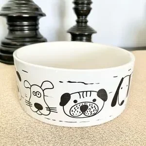 NWT GOOD DOG Ceramic Pet Bowl