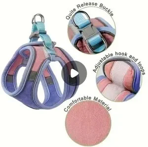 NWT - Harness Vest & Leash - Reflective *HP*