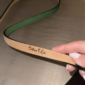 NWT Hartman & Rose Kelly Green Leather Dog Leash