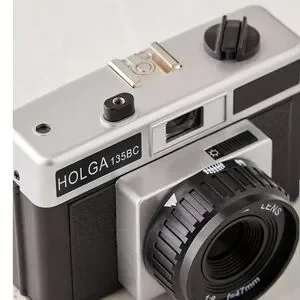 NWT Holga UO Exclusive 135BC 35mm Black & Silver Camera